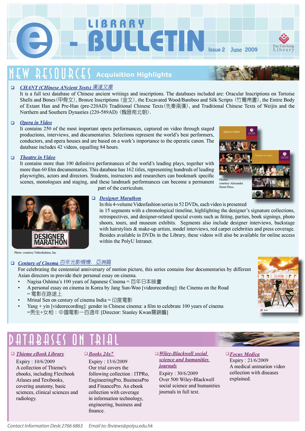 PolyU Library e-Bulletin