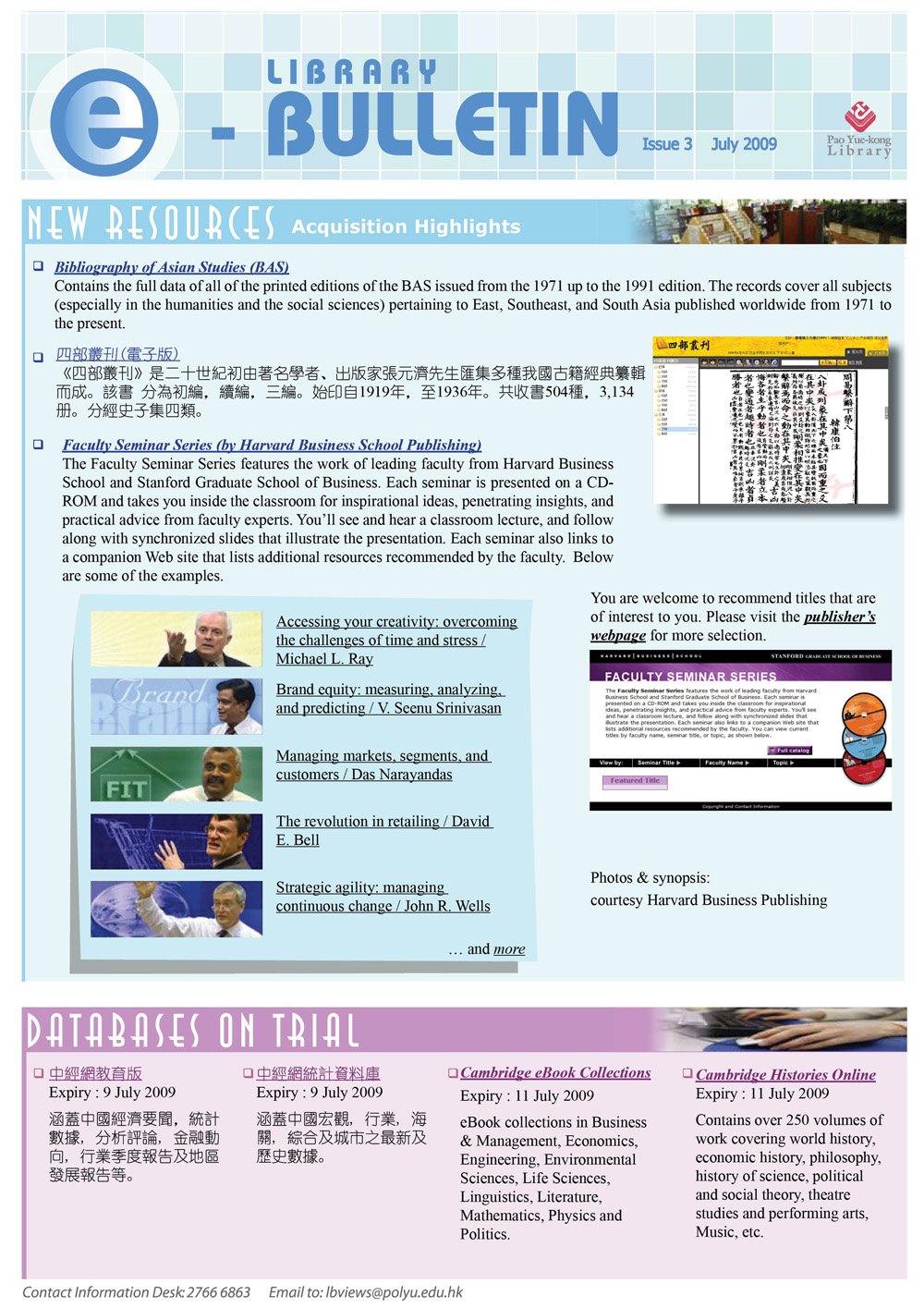 PolyU Library e-Bulletin