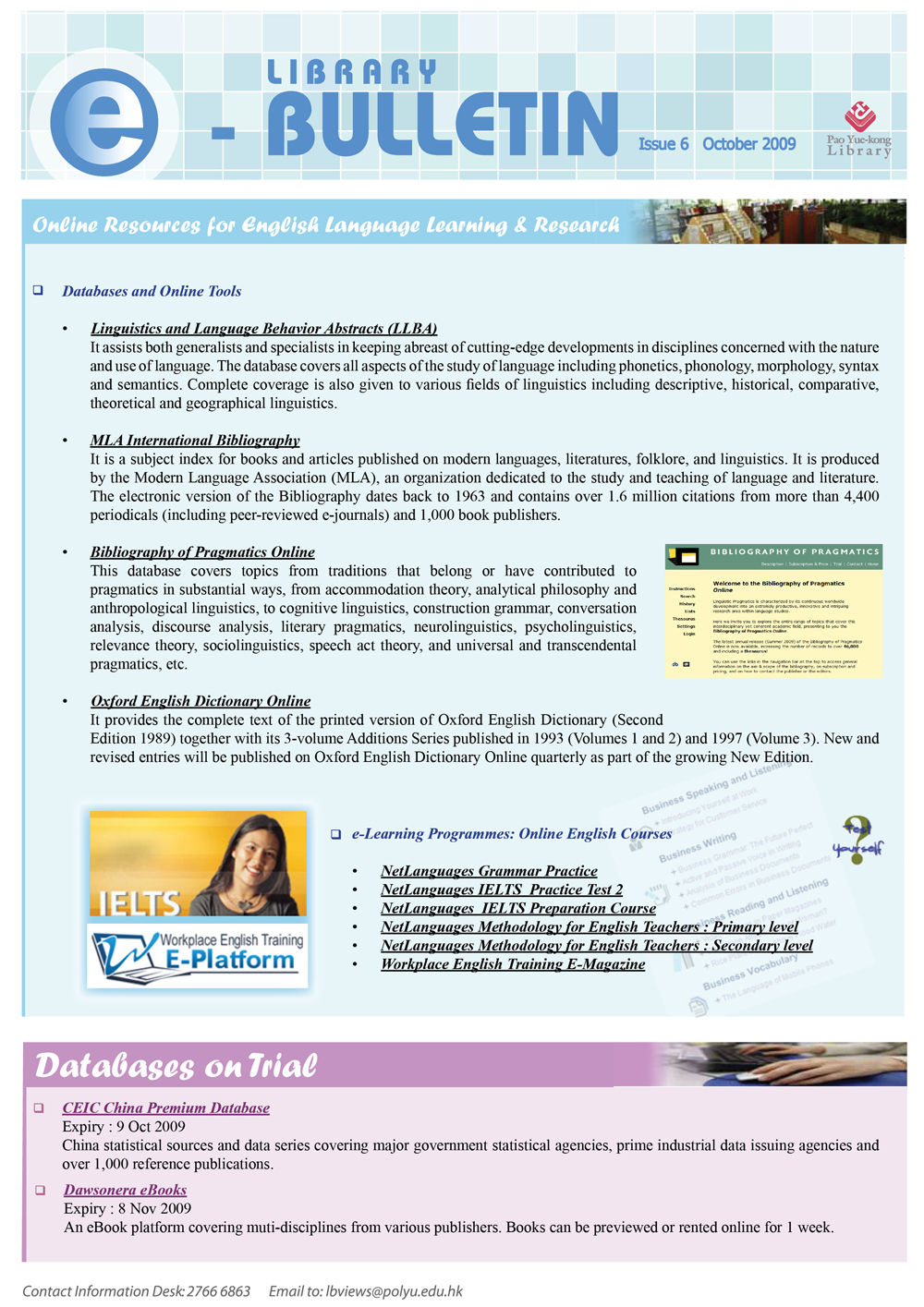 PolyU Library e-Bulletin