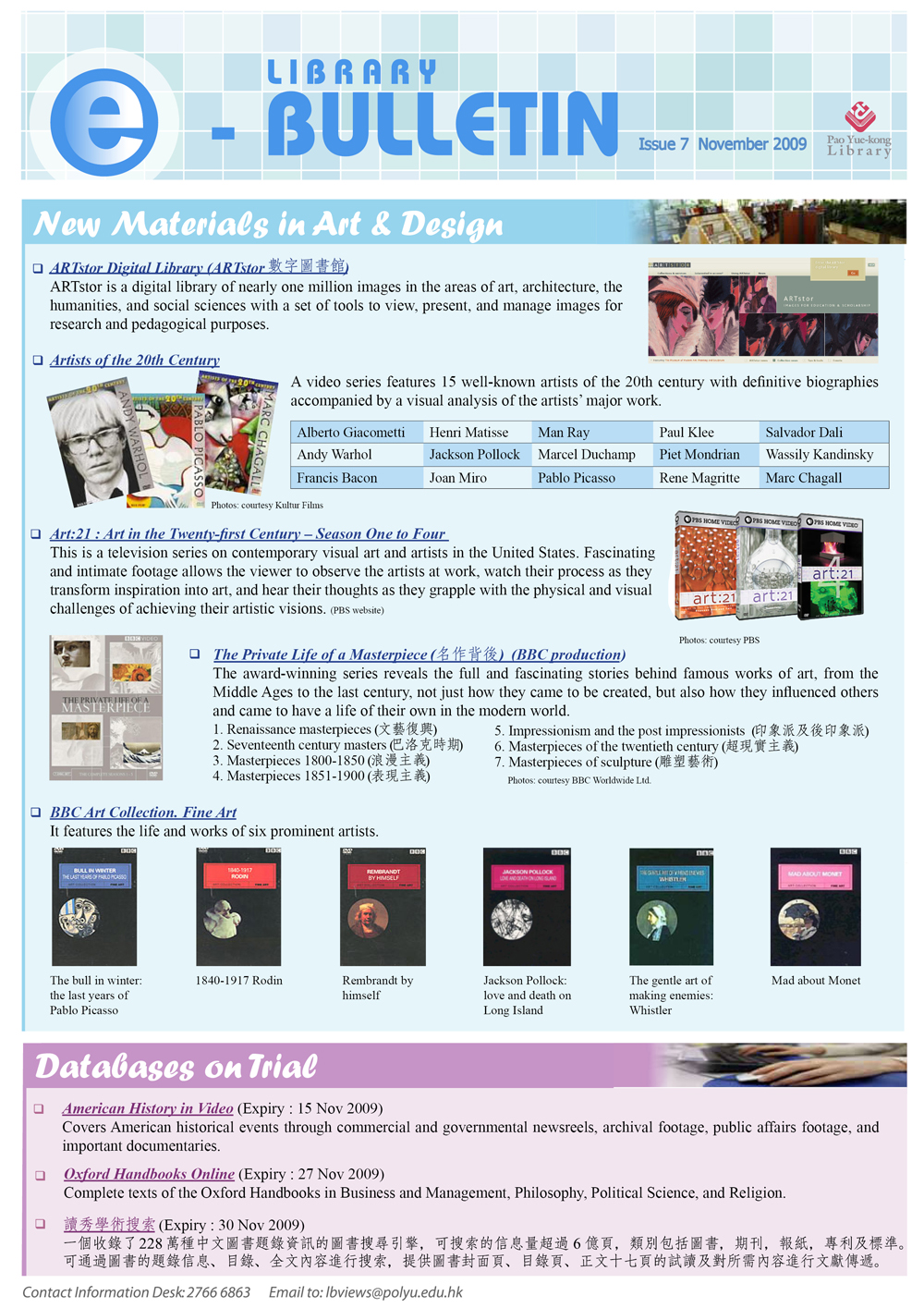 PolyU Library e-Bulletin