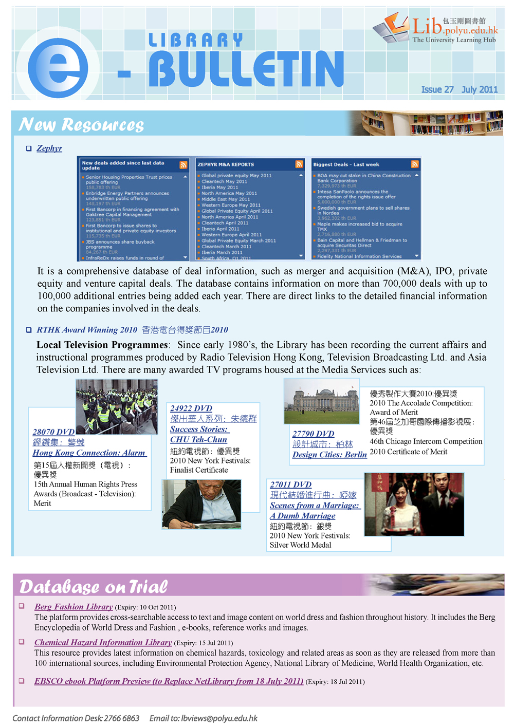 PolyU Library e-Bulletin