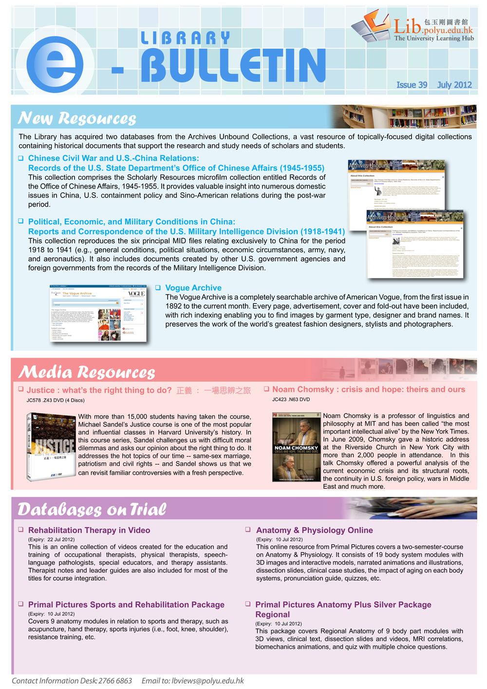 PolyU Library e-Bulletin