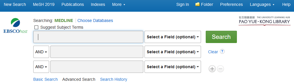 Medline (via EbscoHost)