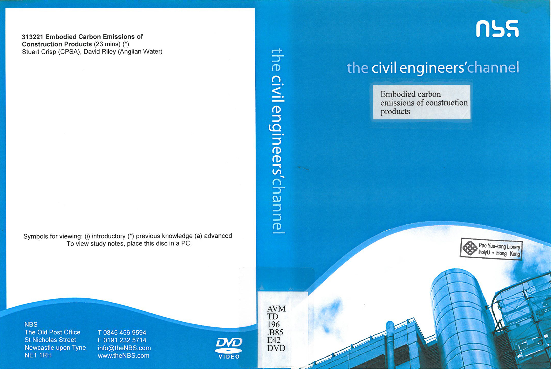 Embodied carbon emissions of construction products