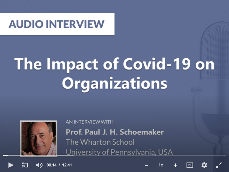 The Impact of Covid-19 on Organizations