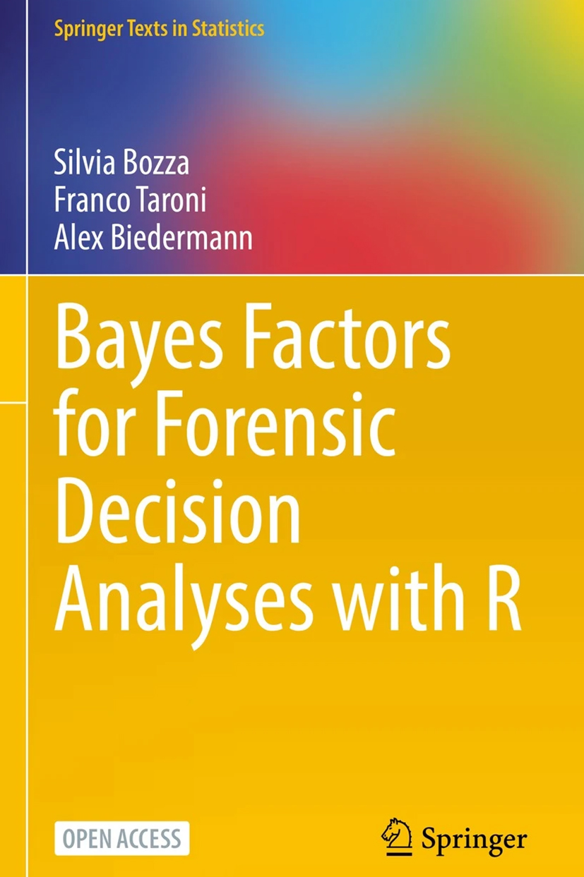 Bayes factors for forensic decision analyses with R