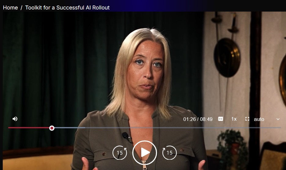 Toolkit for a Successful AI Rollout
