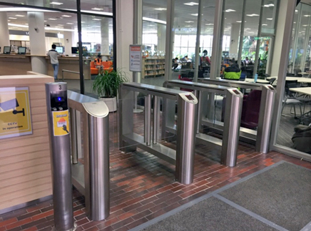 Access Control System at Library Entrance Upgraded