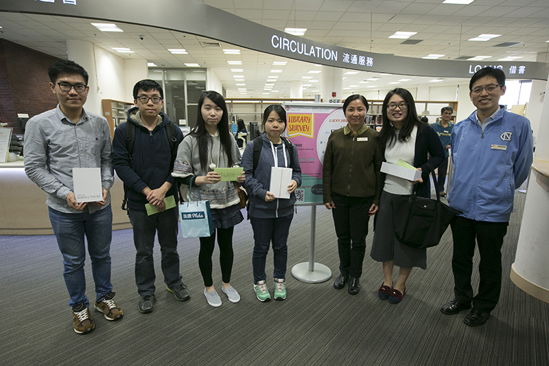 Lucky Draw Winners of the Library Survey 2015