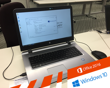 Win10 and MS Office 2016 in new PCs in REC and MC