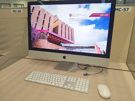 Mac Computers in IT Lounge in 3/F Multimedia Commons