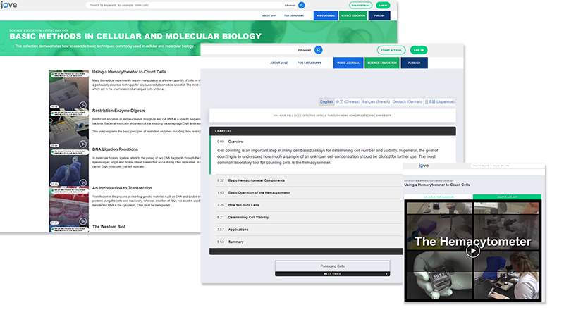 JoVE Science Education Database. Basic Methods in Cellular and Molecular Biology