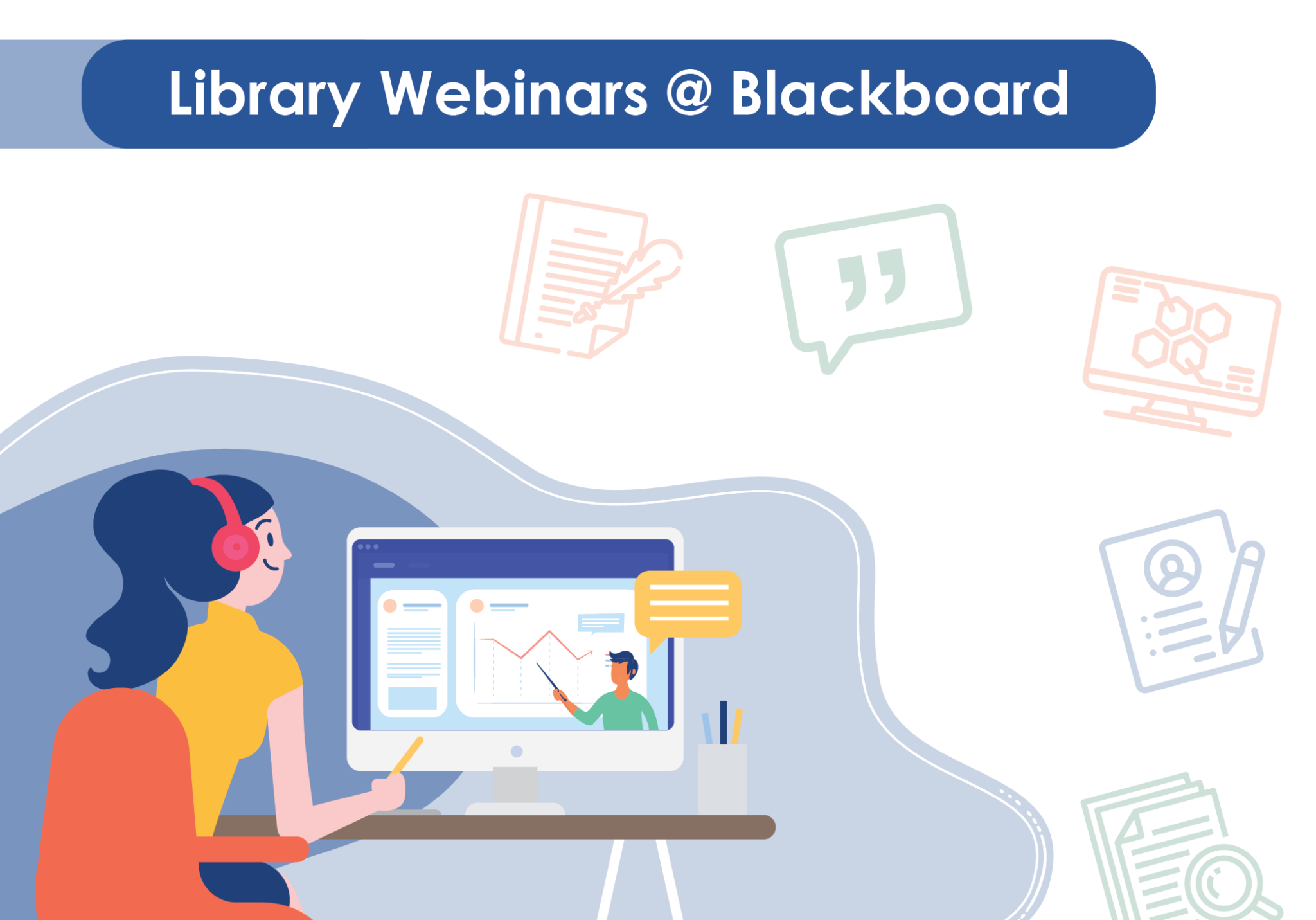 Library for Students and Staff Online Courses and inars