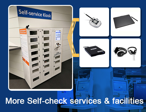 More Self-services & facilities