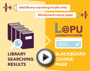 How to add Library Resources from Course Reading Database to LEARN@PolyU [1:30]