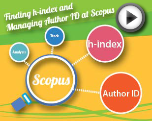 Finding h-index and Managing Author ID at Scopus [01:35]