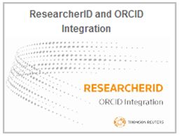 Video title: ResearcherID and ORCID Integration